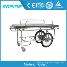 SF-DJ130 Stainless Steel Hospital Ambulance Stretcher With Wheel